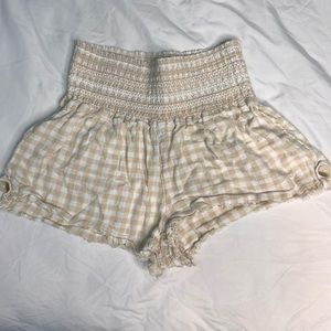 Plaid shorts, size M (fits M/S)